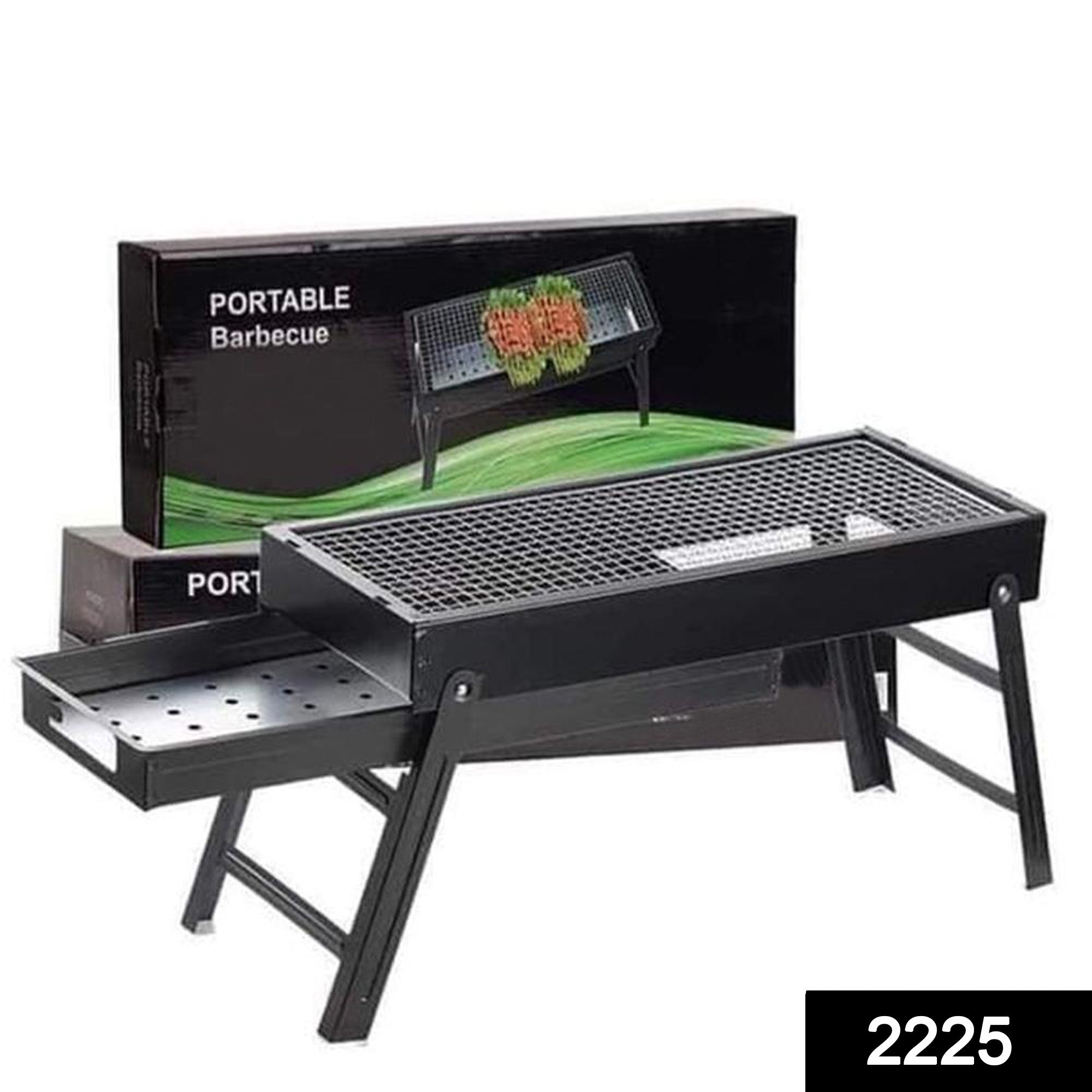 Folding Portable Barbeque BBQ Grill Set for Outdoor and Home - Image 2