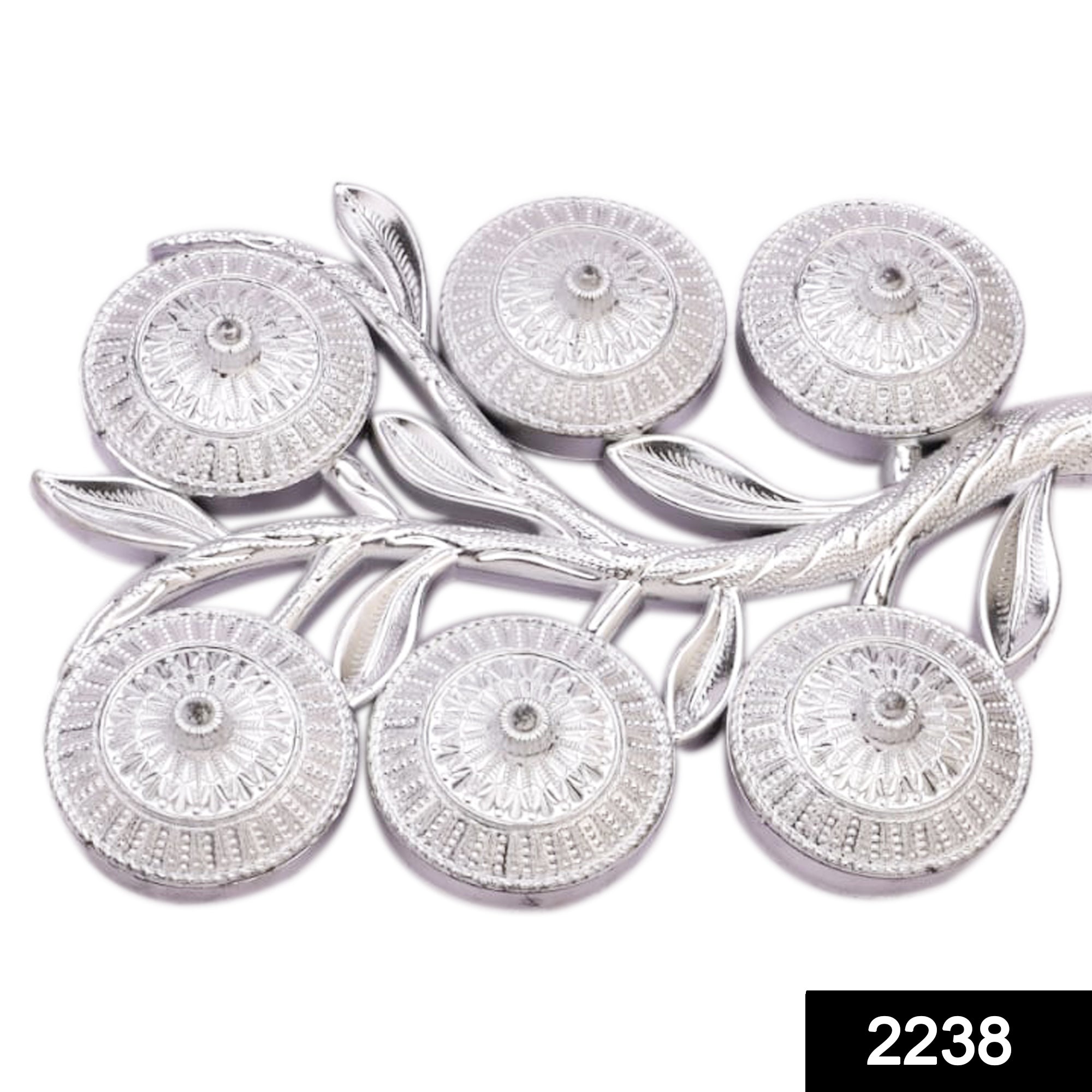 Tree Shape 6 Compartment Mukhwas Dani Serving Tray For Home & Kitchen Use - Image 2