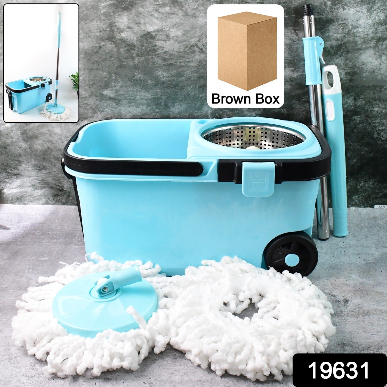 Premium 360° Spin Cleaning Mop Set - Image 2