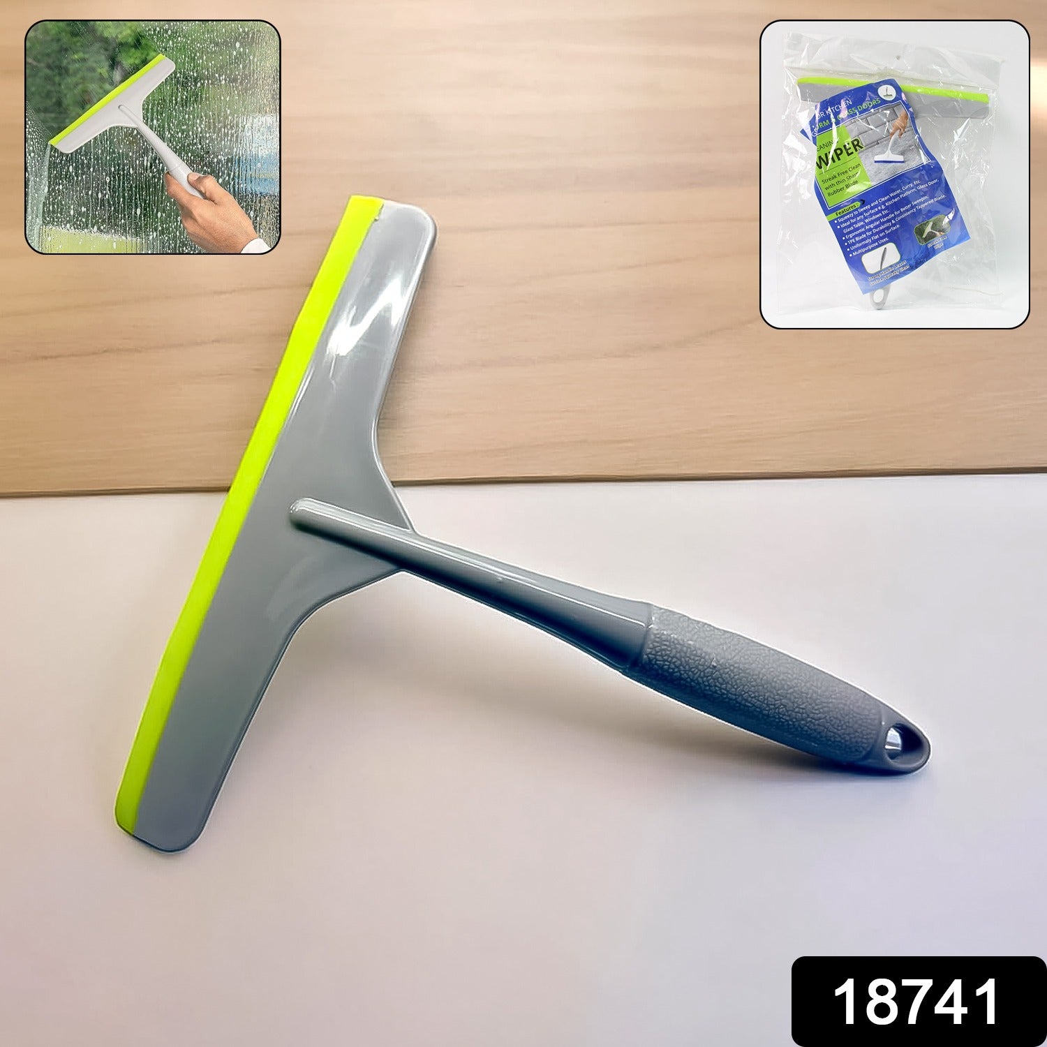 Plastic Kitchen Wiper (Grey / 1 Pc) - Image 2