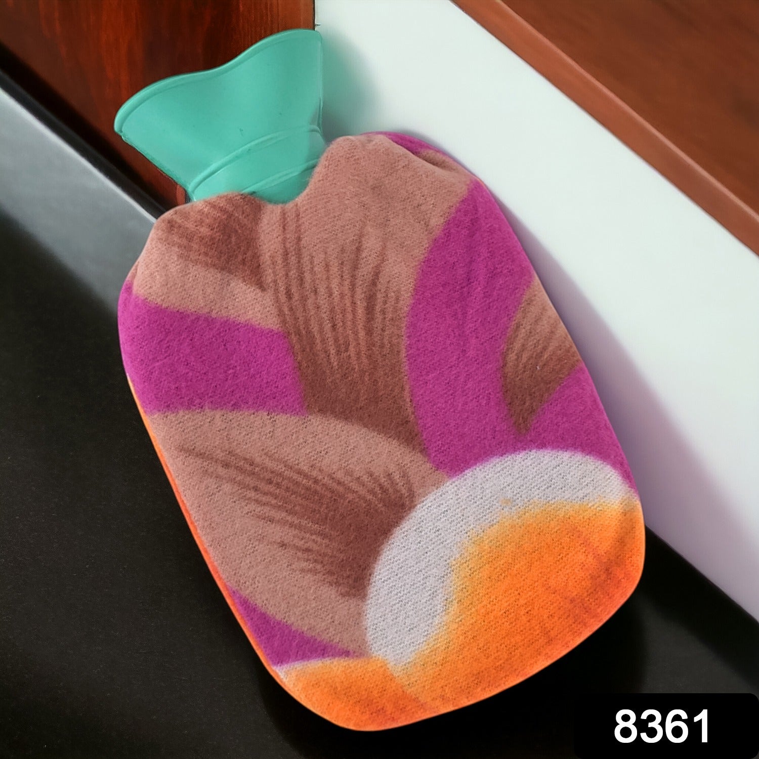 Hot Water Bottle Bag With Cover (1 Pc / Mix Design & Color / 250 ML Approx) - Image 2