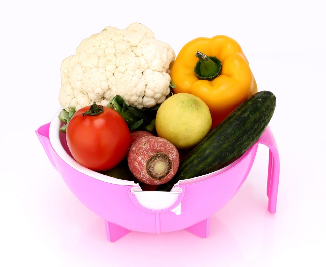 Multifunctional Vegetable Fruits Cutter Shredder with Rotating Drain Basket - Image 7