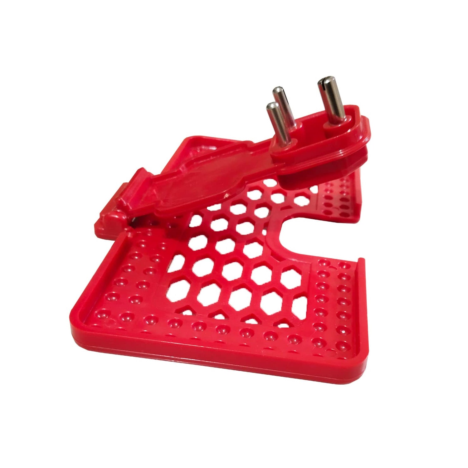 Multi-Purpose Wall Holder Stand for Mobile Charging (Red) - Image 3