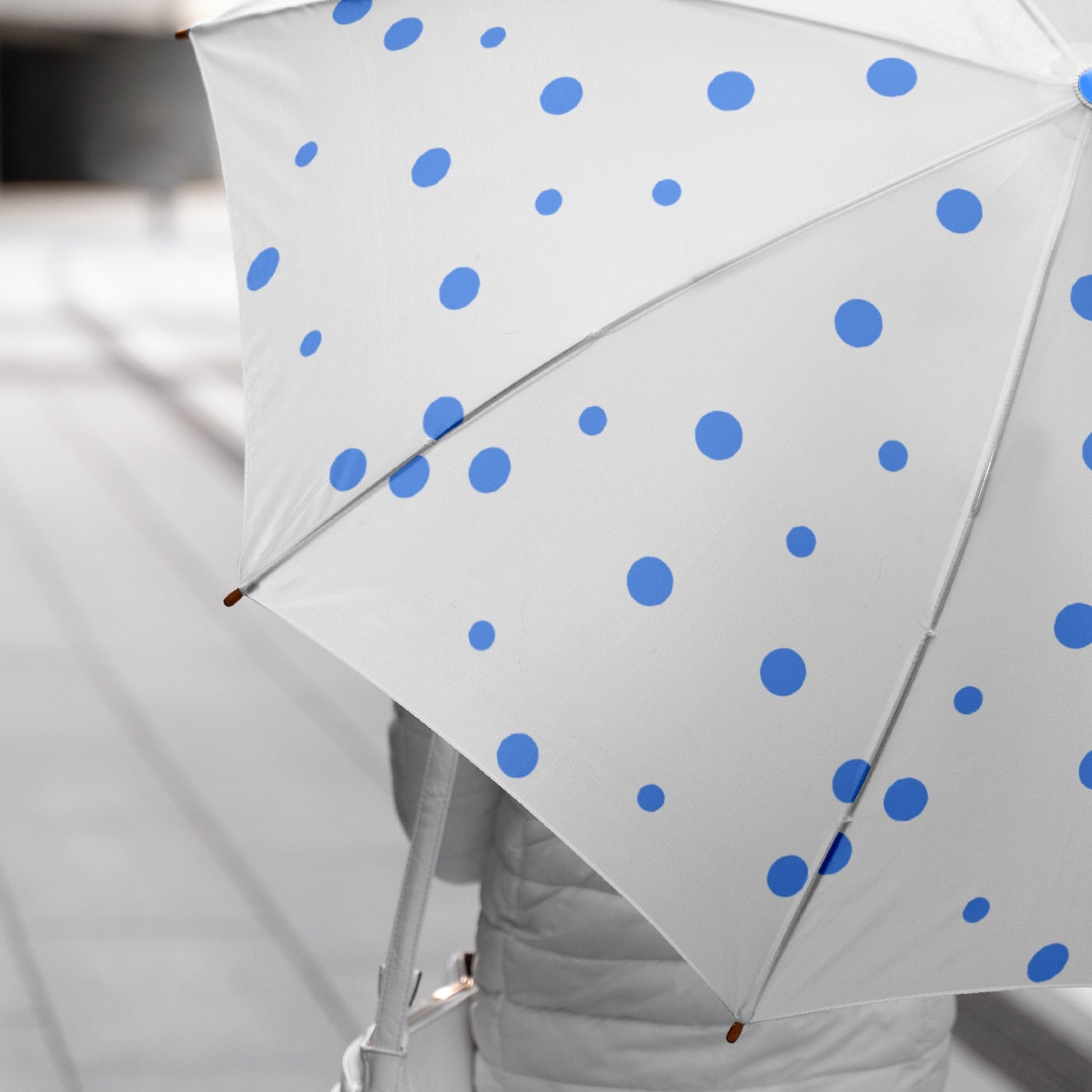 Dot Printed Umbrella for Men and Women Multicolor - Image 7