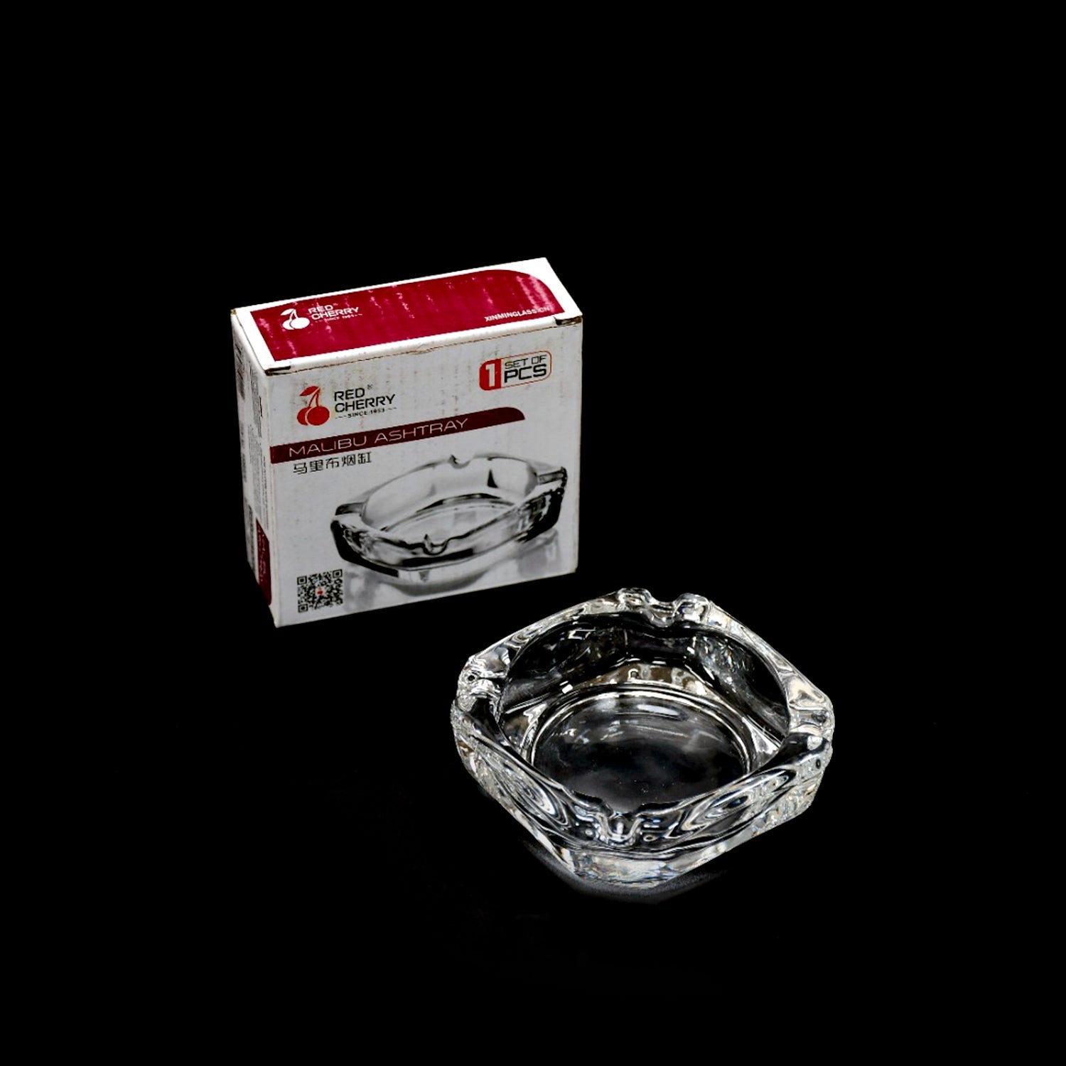 Glass Brunswick Crystal Quality Cigar Cigarette Ashtray Round Tabletop for Home Office Indoor Outdoor Home Decor - Image 3