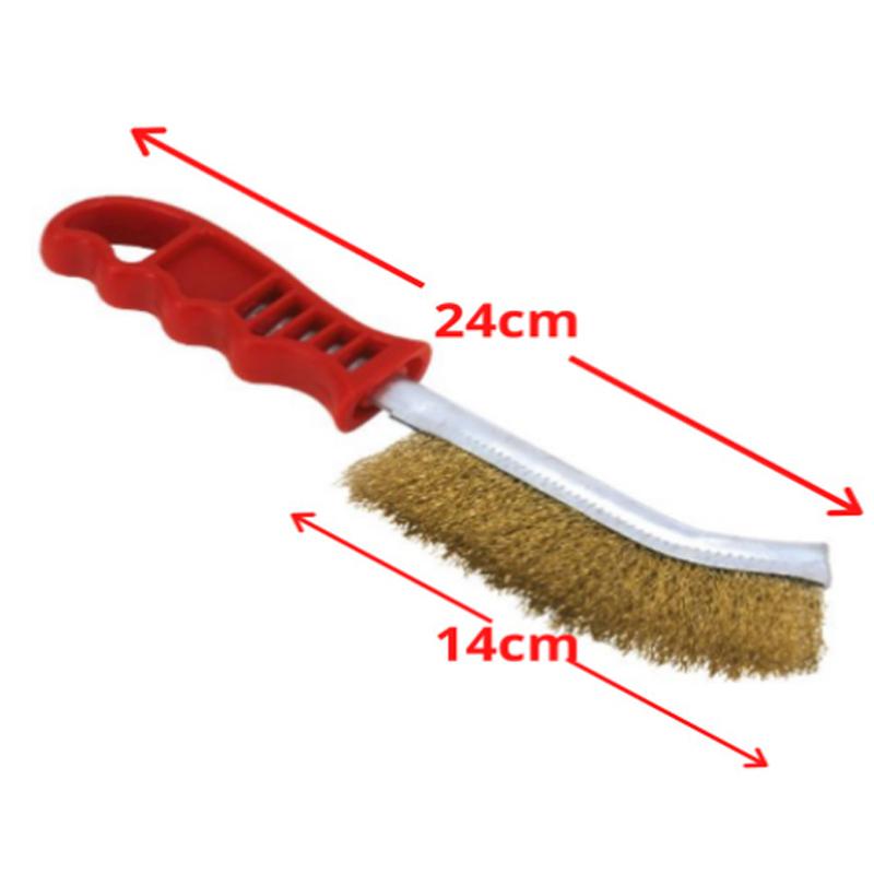 Stainless Steel Wire Hand Brush Metal Cleaner Rust Paint Removing Tool - Image 6