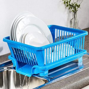 Plastic Sink Dish Drainer Drying Rack (With Brown Box) ( MOQ :- 3 Pc)