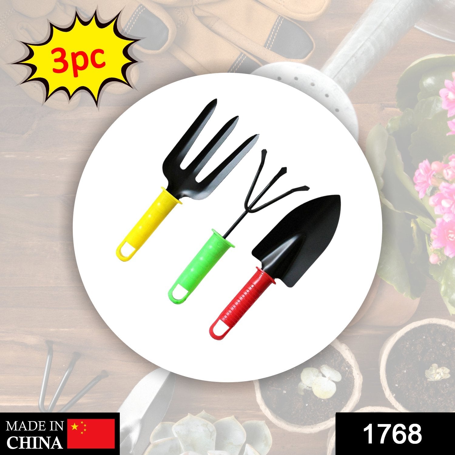 Colorfull Garden Tool Set Set of 3Pc - Image 2