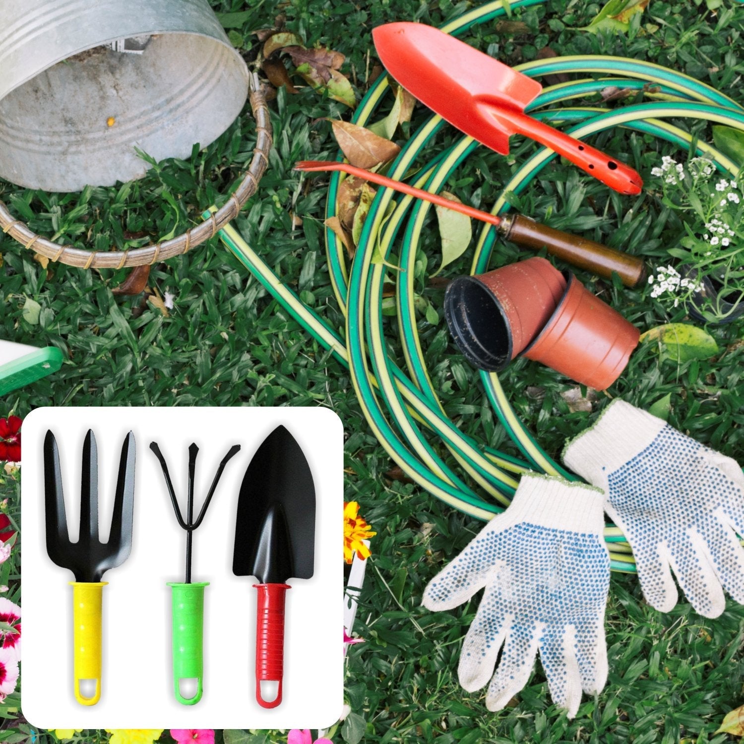 Colorfull Garden Tool Set Set of 3Pc - Image 6