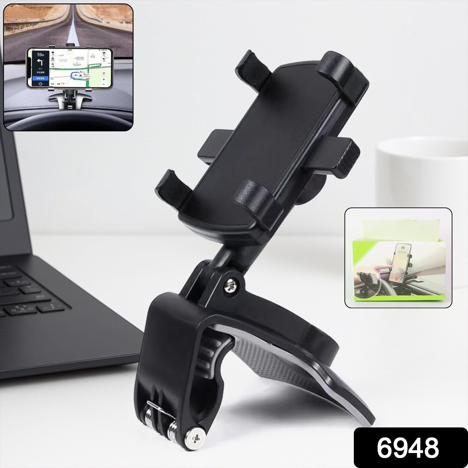 Universal Car Dashboard & Desk Mobile Phone Holder - Image 2