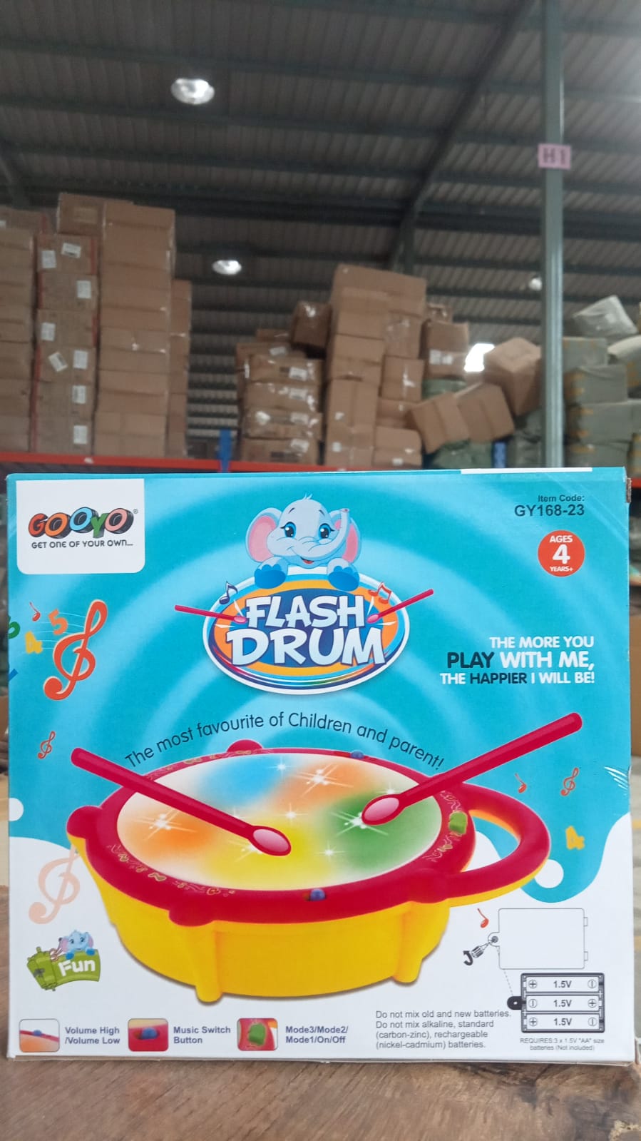 Flash Drum Toy – Colorful Musical Drum with Light Effects, Best Gift for Kids - Image 13