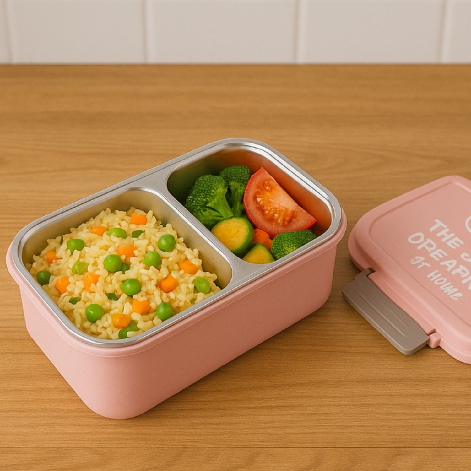 BPA-Free Snack Pack-2 Lunch Box – 2-Compartment - Image 8