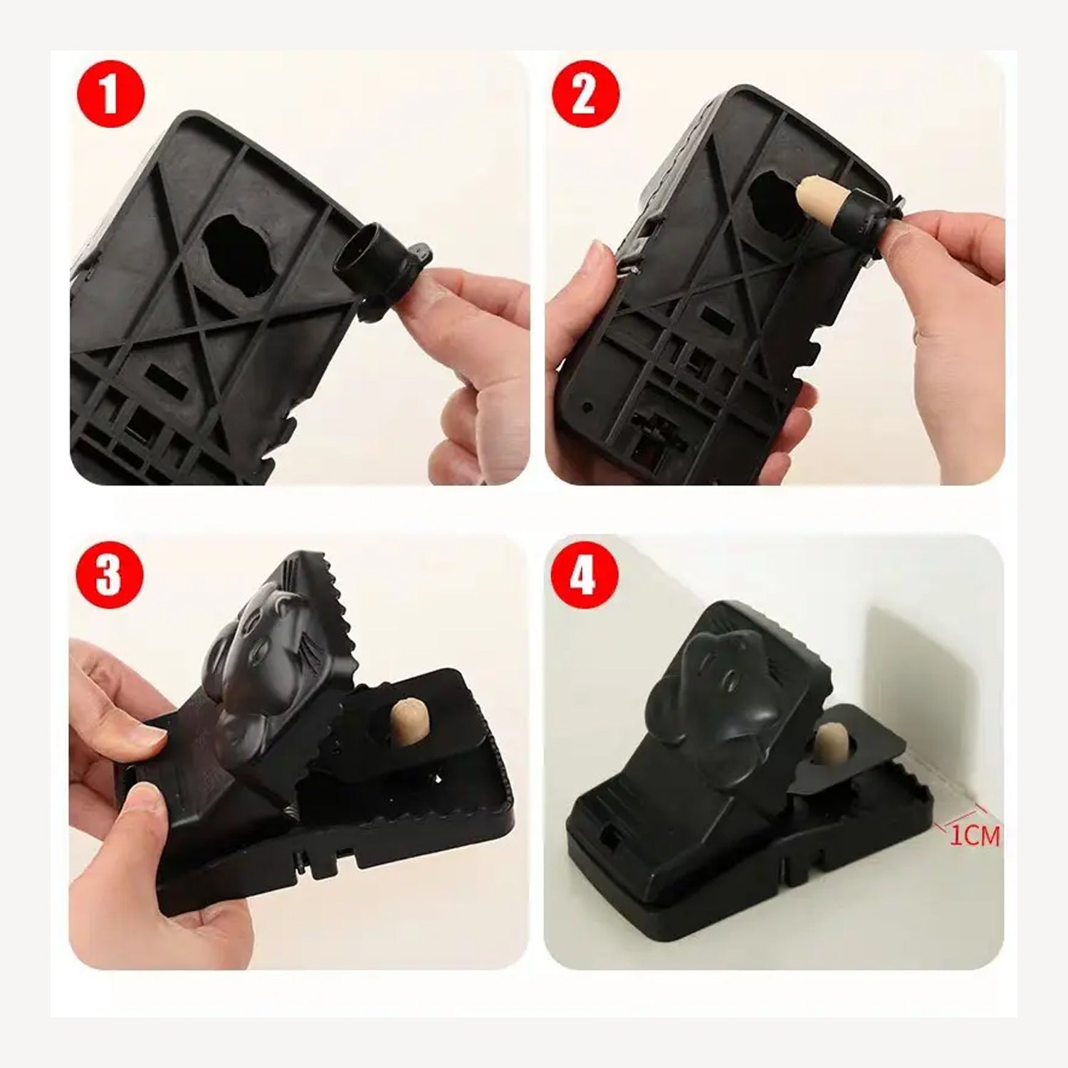 Mouse Trap Cage with Dummy Mouse – Reusable Pest Control for Home & Office (1 Pc) - Image 3