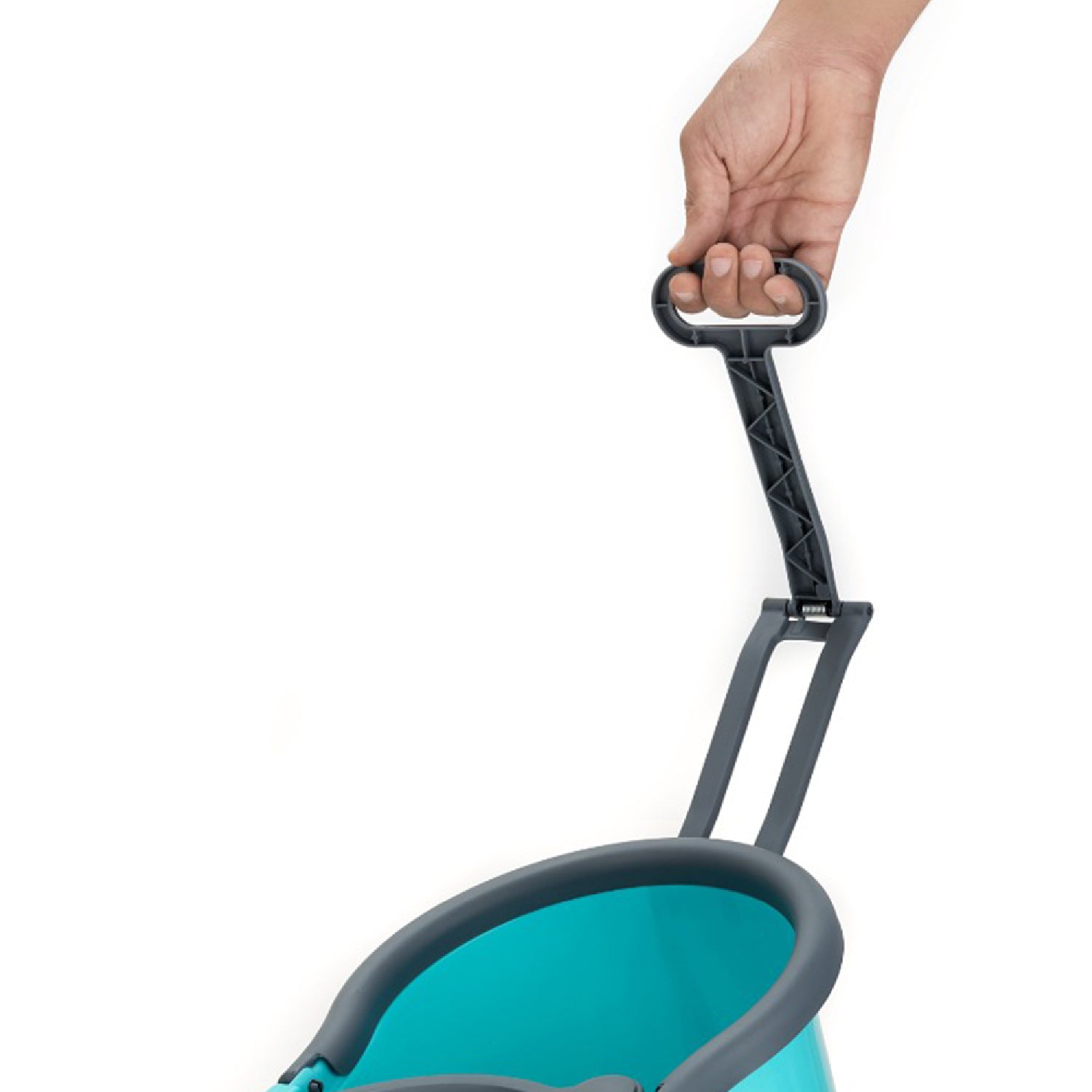 Quick Spin Mop With Steel Spin, Bucket Floor Cleaning, Easy Wheels & Big Bucket, Floor Cleaning Mop with Bucket - Image 6