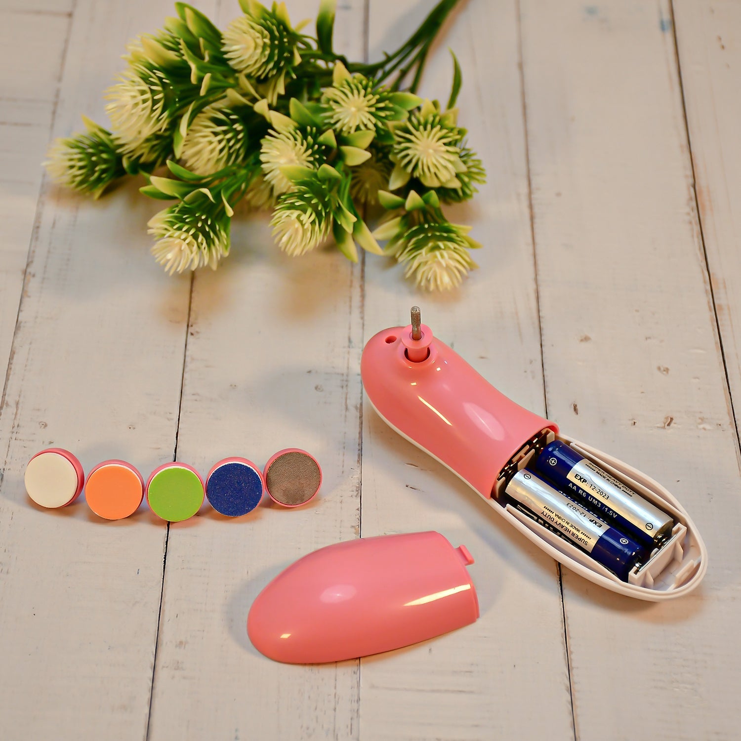 Electric Baby Nail Trimmer with Grinding Heads for Newborn Infant and Toddler - Image 3