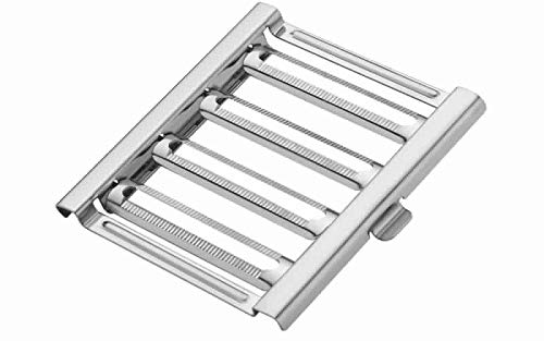 6 in 1 Stainless Steel Kitchen Chips Chopper Cutter Slicer and Grater with Handle - Image 9