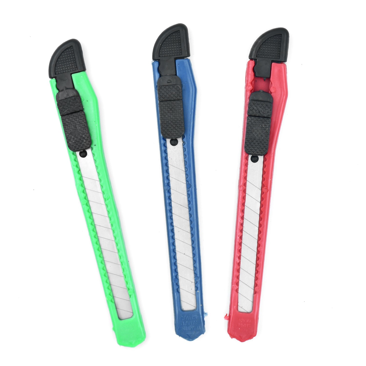 Paper Cutter Stationary Item Standard Quality Knife ( 12PC SET ) - Image 3