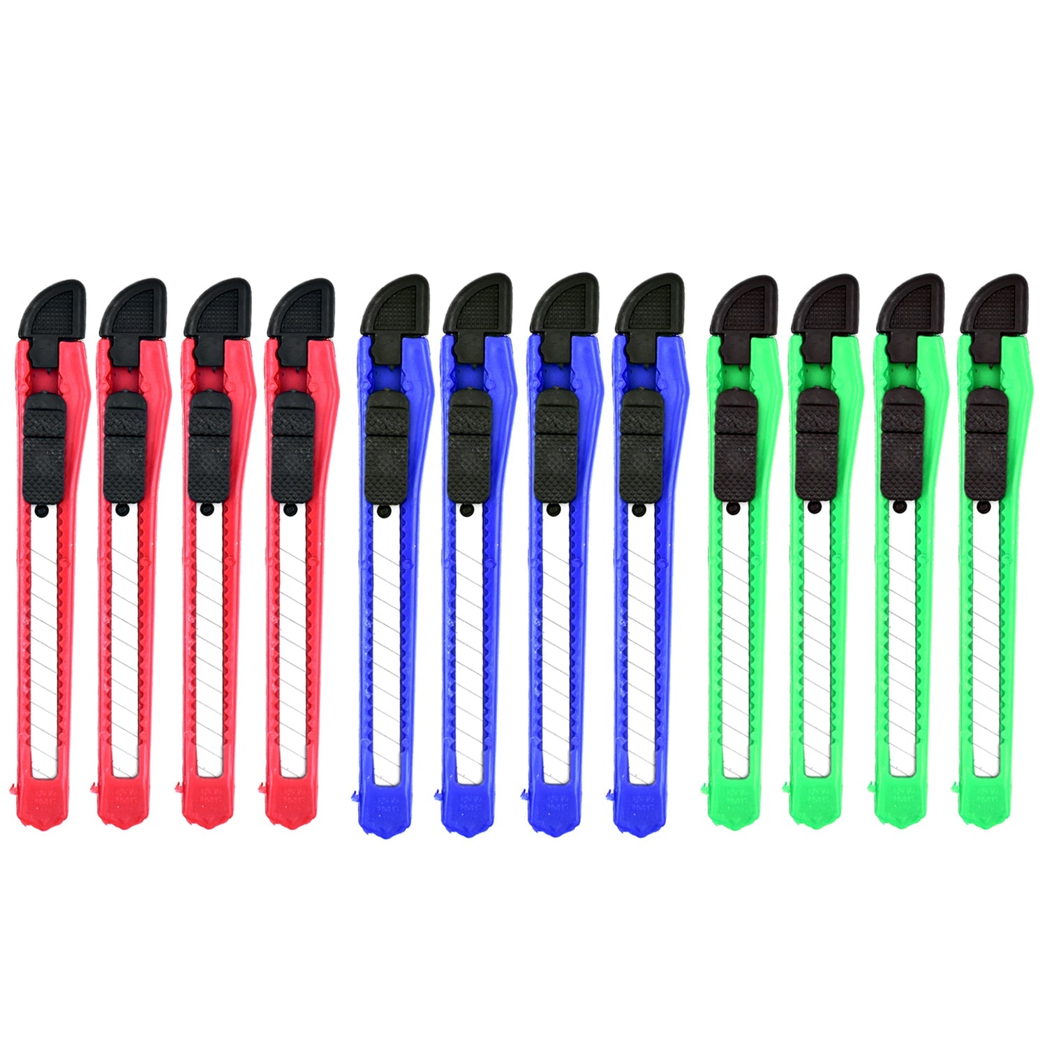 Paper Cutter Stationary Item Standard Quality Knife ( 12PC SET ) - Image 5