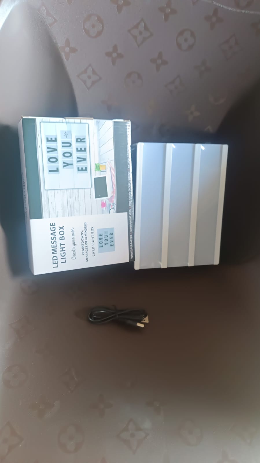 Black Mini A6 Magnetic Cinematic Light Box with 82 Characters and 10 Emojis (1 Set) - Image 9