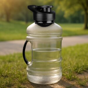 Sports Gym 1.5 Liters Gallon Water Bottle with Mixer and Strainer