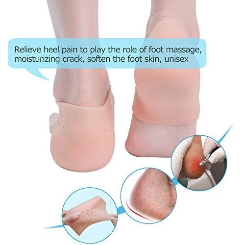 Moisturizing Skin Softening Silicone Gel for Dry Cracked Heel Repair (Multicolour) - Image 9
