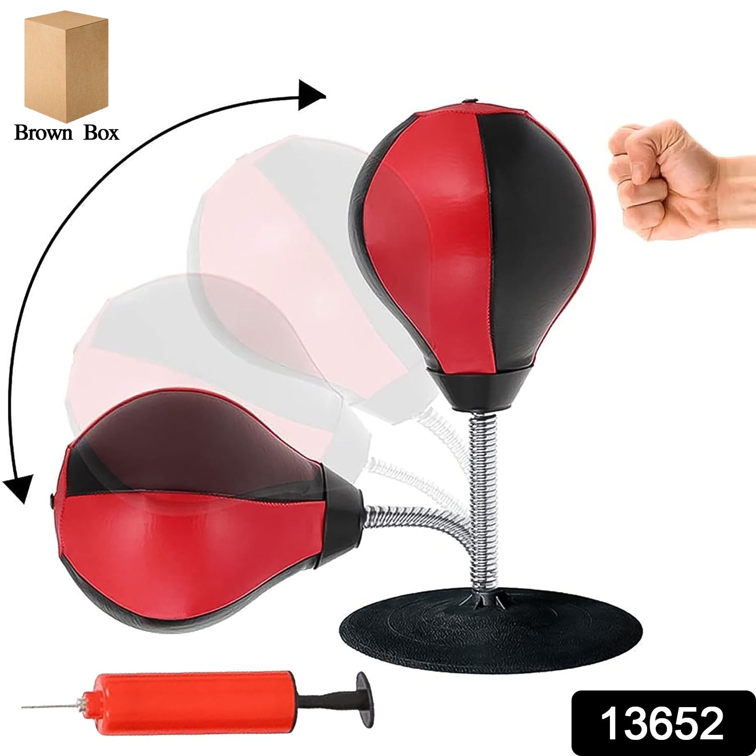 Inflatable Punching Bag with Air Pump - Image 2