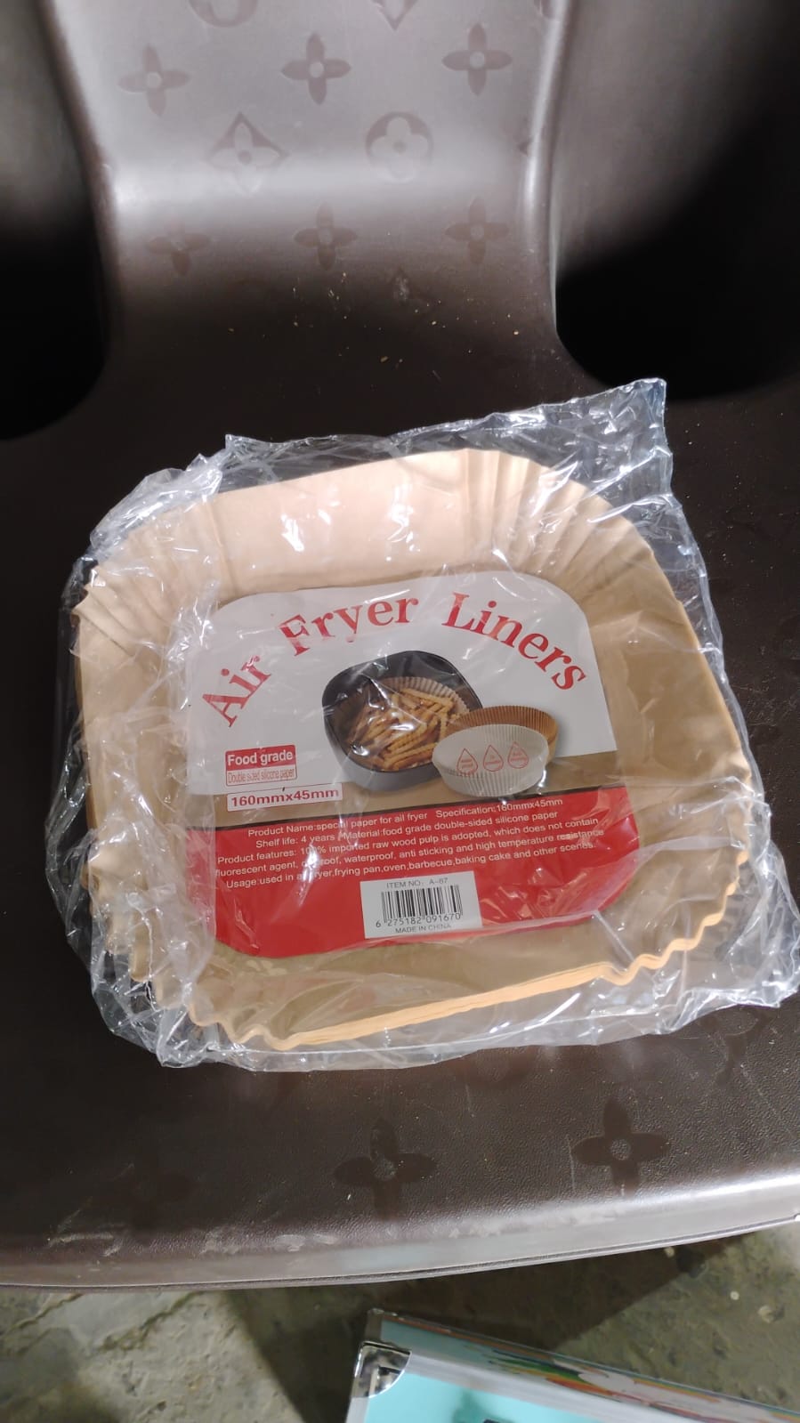 Square Air Fryer Disposable Paper Liner (50 Pcs Set / 160mmx45mm) - Image 10