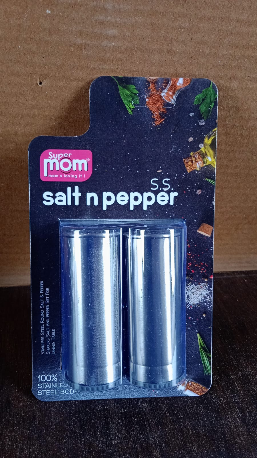 Supermom Stainless Steel Salt and Pepper Shaker Set (2 Pc) - Image 8