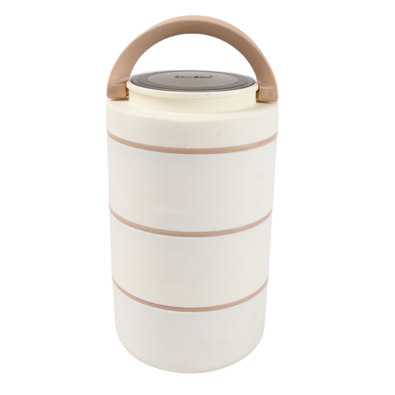 Ganesh Smart Stack 3 Layer Portable Lunch Box Stainless Steel Airtight Leak-Proof Lunch Box for Office, School, Picnic: Color May Vary (3 Layer) - Image 5