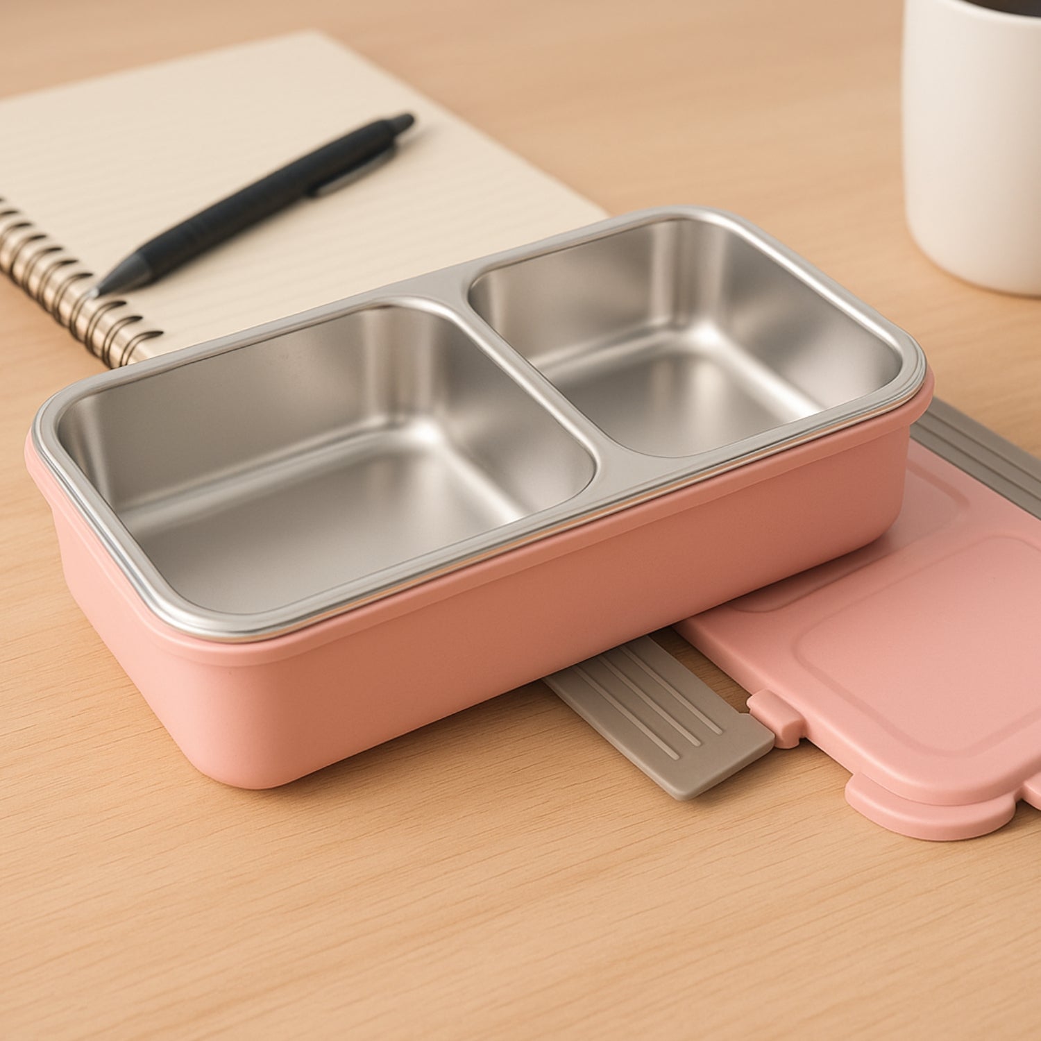 BPA-Free Snack Pack-2 Lunch Box – 2-Compartment - Image 6