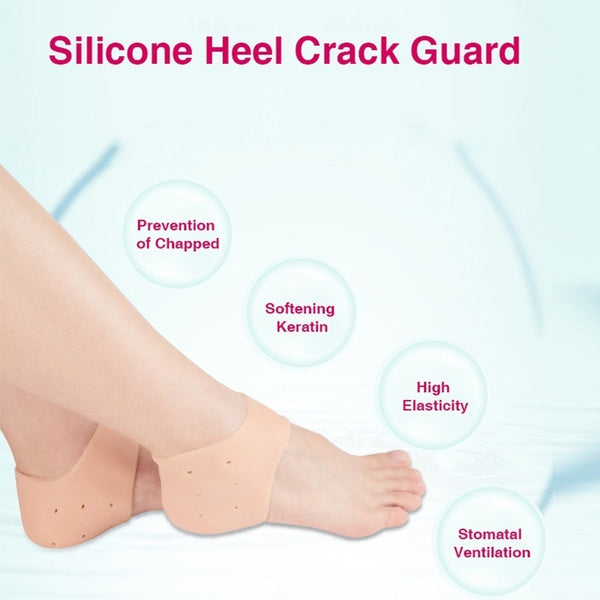 Anti Crack Silicone Half Gel Heel And Foot Protector Moisturizing Socks - Image 6