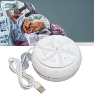 Mini Turbo Washing Machine – Portable USB-Powered Washer for Home, Camping, College & Small Spaces