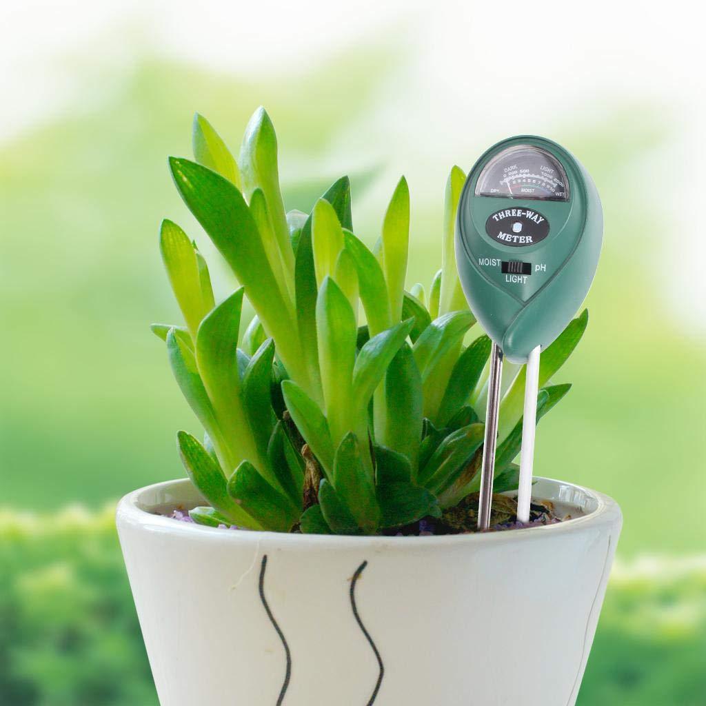 Soil Tester 3-in-1 Plant Moisture Sensor (Green) - Image 3