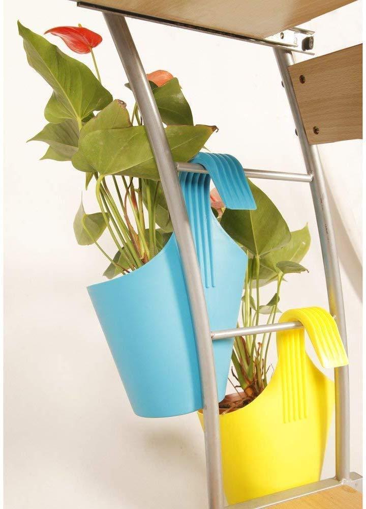 Plastic Hanging Planter Pot, Multicolour, - Image 4