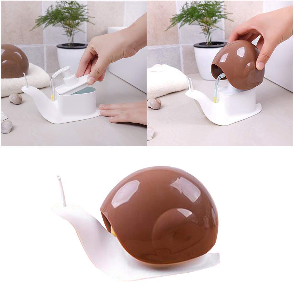 Portable Snail Shape Liquid Soap Dispenser - Image 4