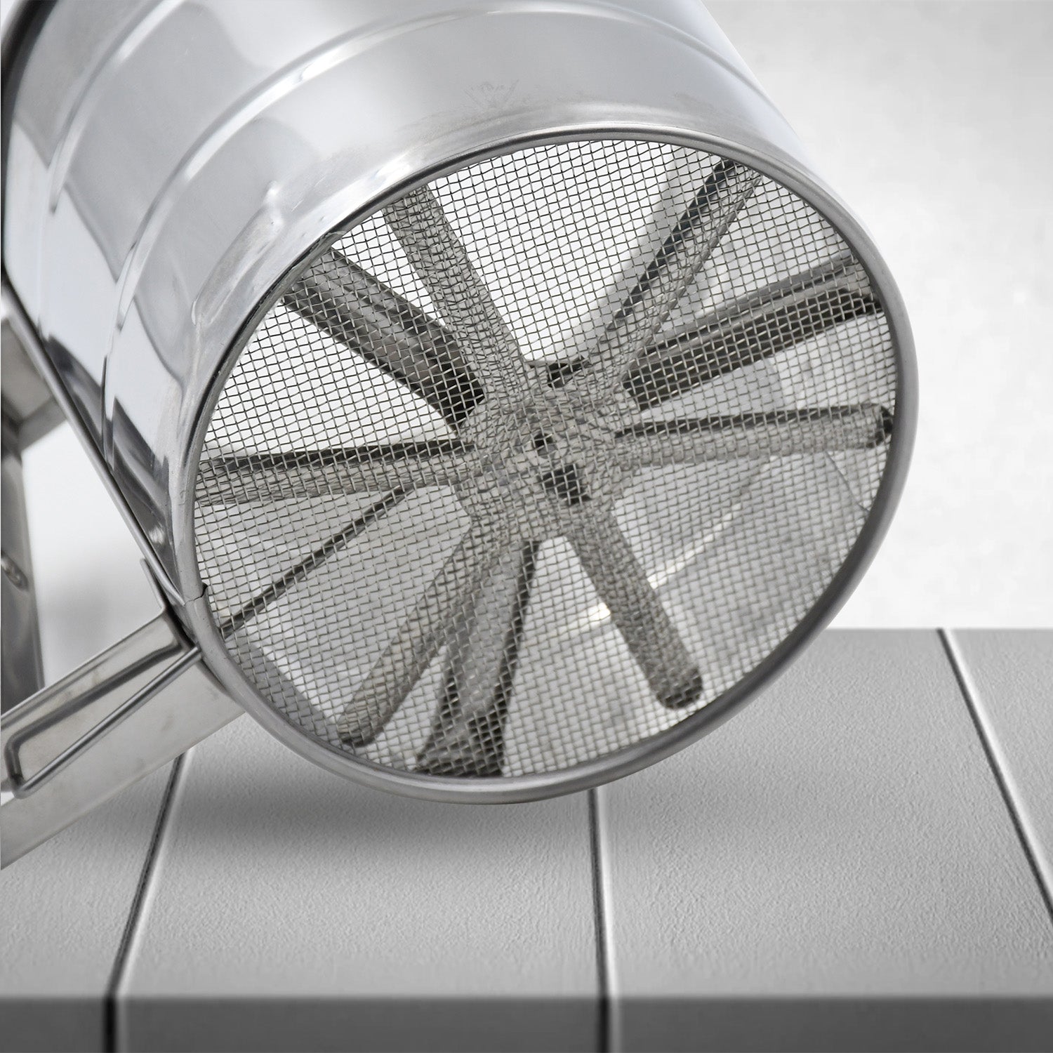 Stainless Steel Flour Sifter – Handheld Baking Sieve with Measuring Scale - Image 5