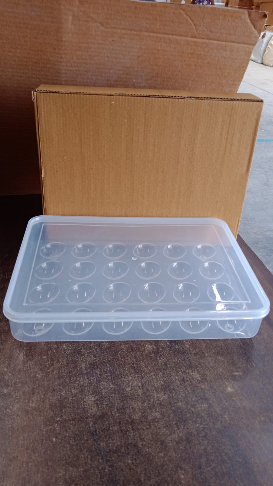 Plastic Egg 24 Grid Storage Container Holder for Refrigerator Egg Tray Holds 24 Eggs (1 Pc) - Image 7