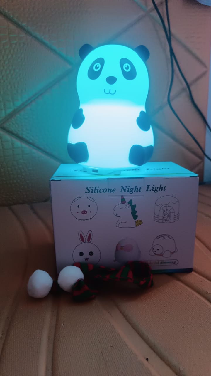 Panda 7-Color LED Silicone Touch Lamp (1 Pc) - Image 10