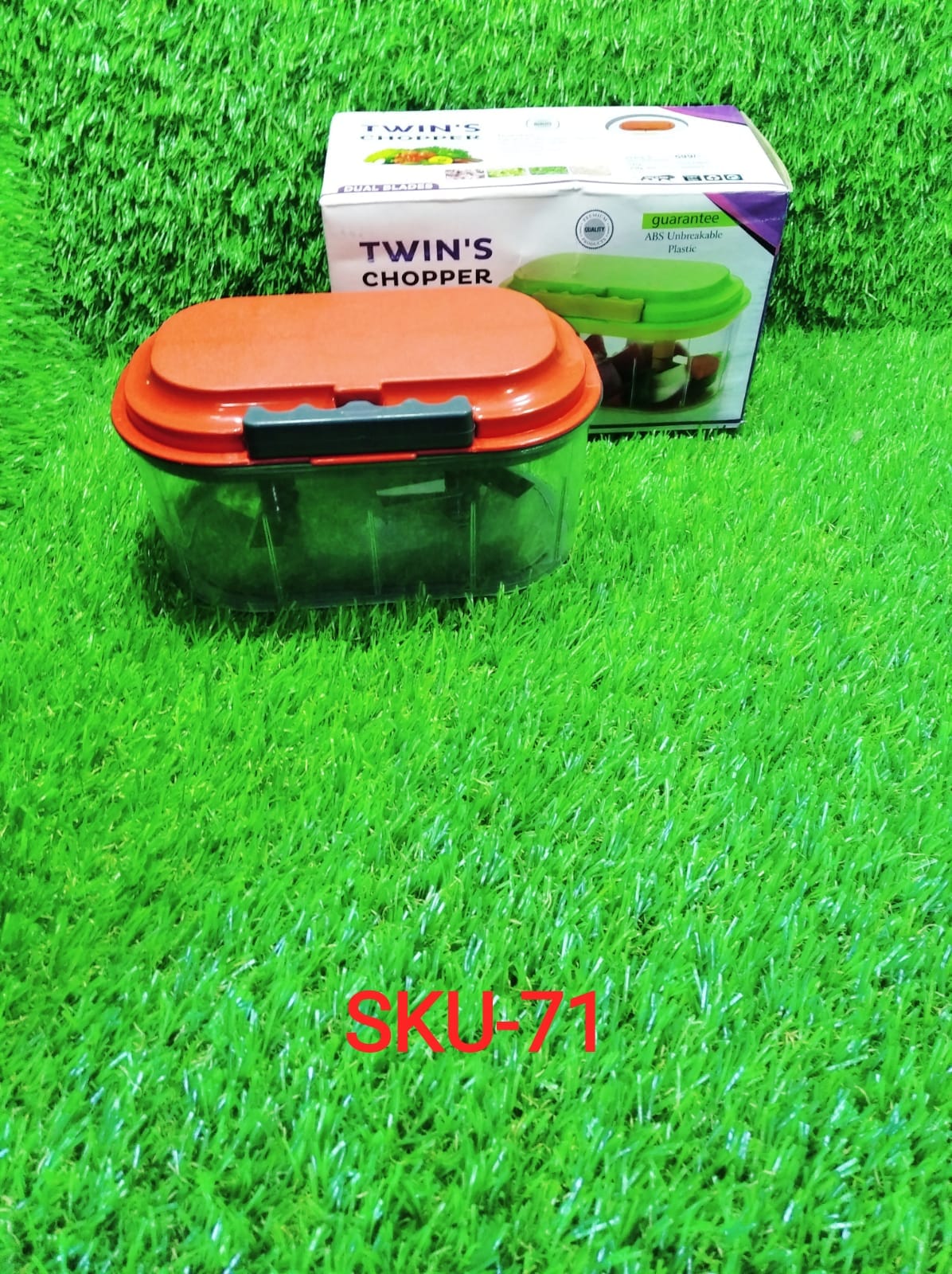 Plastic Vegetable Chopper (1000 ml) - Image 6