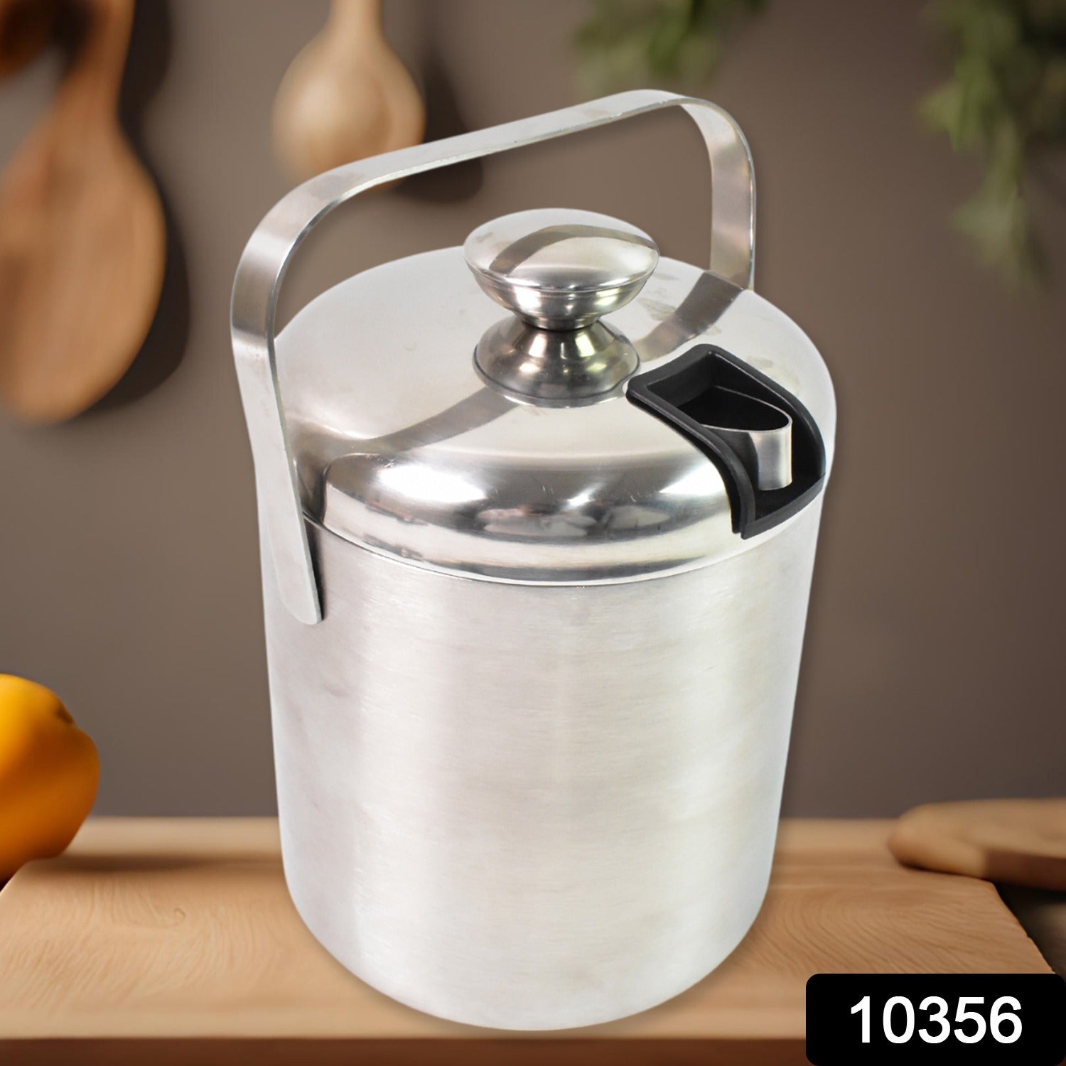 Stainless Steel Ice Buckets with Lid (1.3 Liters Approx) - Image 2