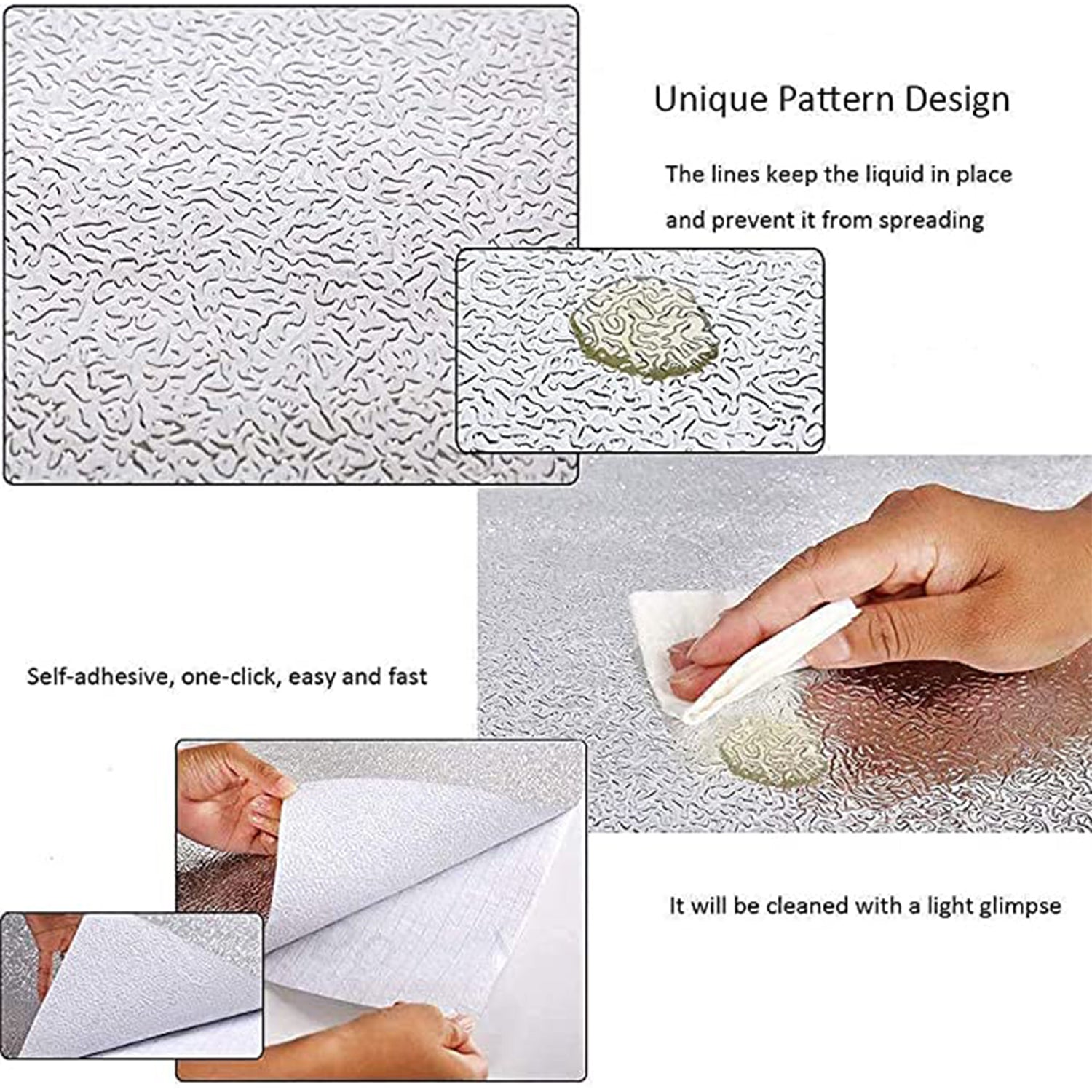 Aluminium foil for Kitchen and Aluminium Foil Paper Sticker Roll for Kitchen Wall, Drawers. (60cmx2Meter) - Image 8