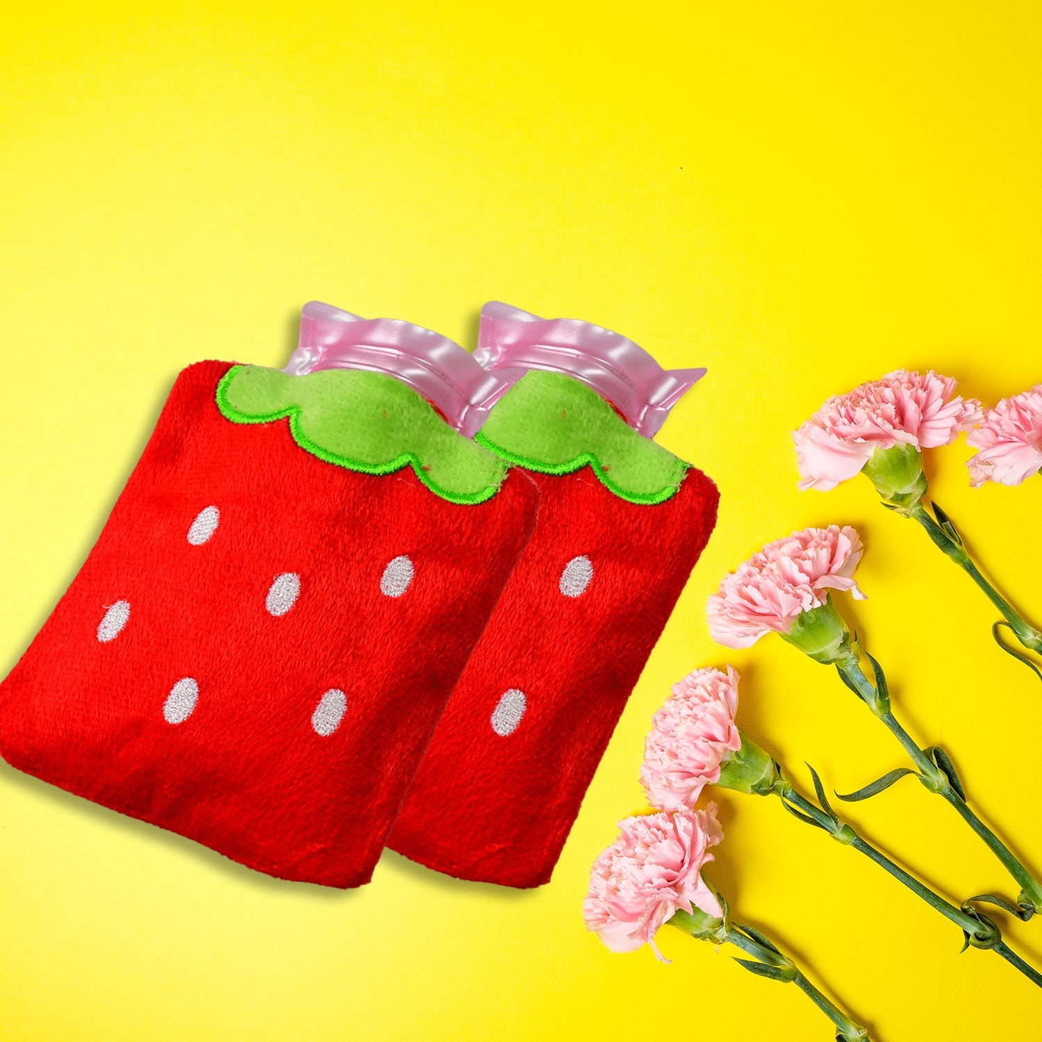 Strawberry Design Relief: Mini Hot Water Bag for Neck & Shoulders - Image 3