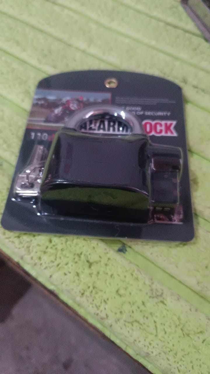 Plastic Body Waterproof Siren Alarm Smart Alarm Lock & 3 Keys (1 Set) - Image 7