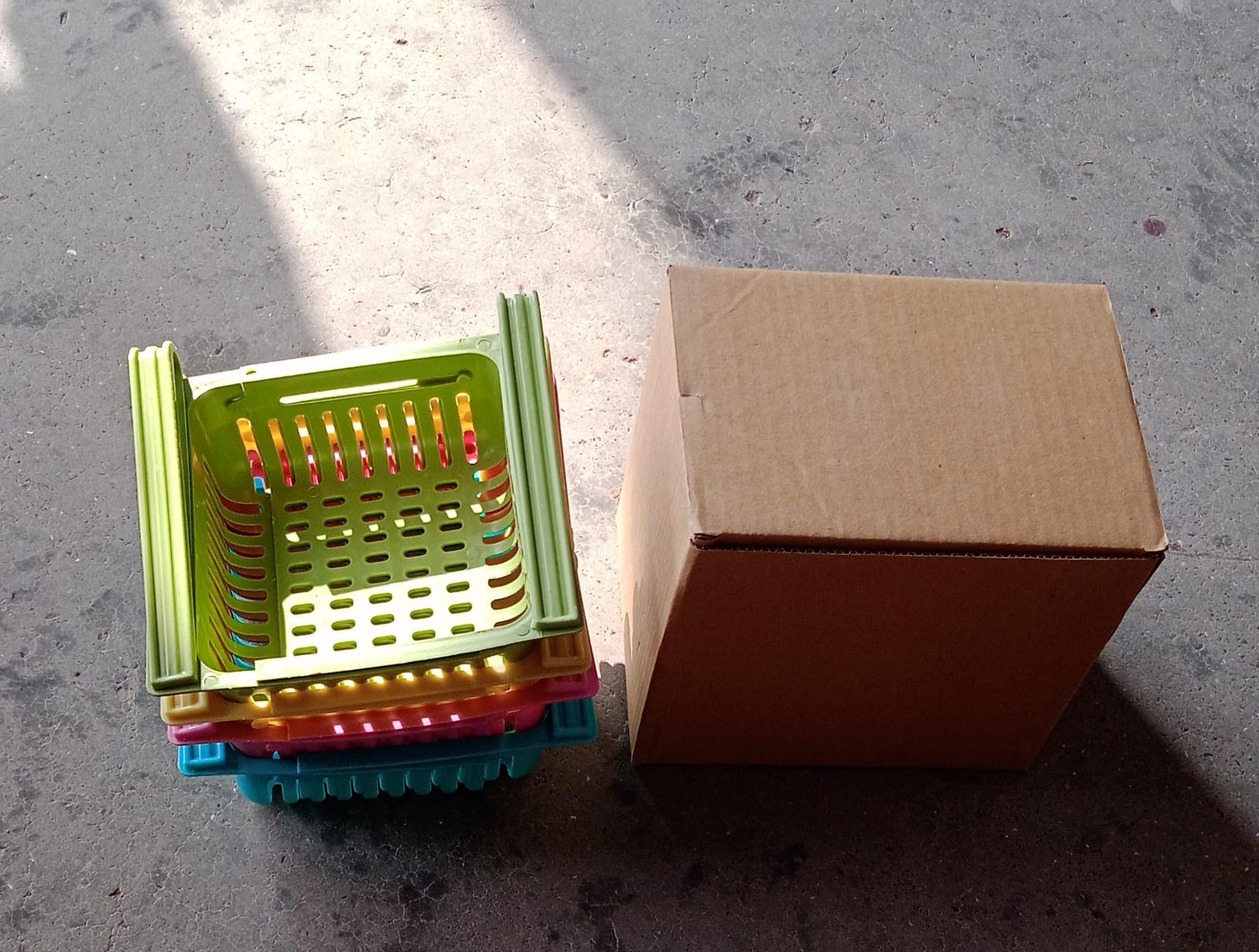 Fridge Organizer Drawer - Adjustable Fridge Storage Basket ( 4pc Set ) - Image 10