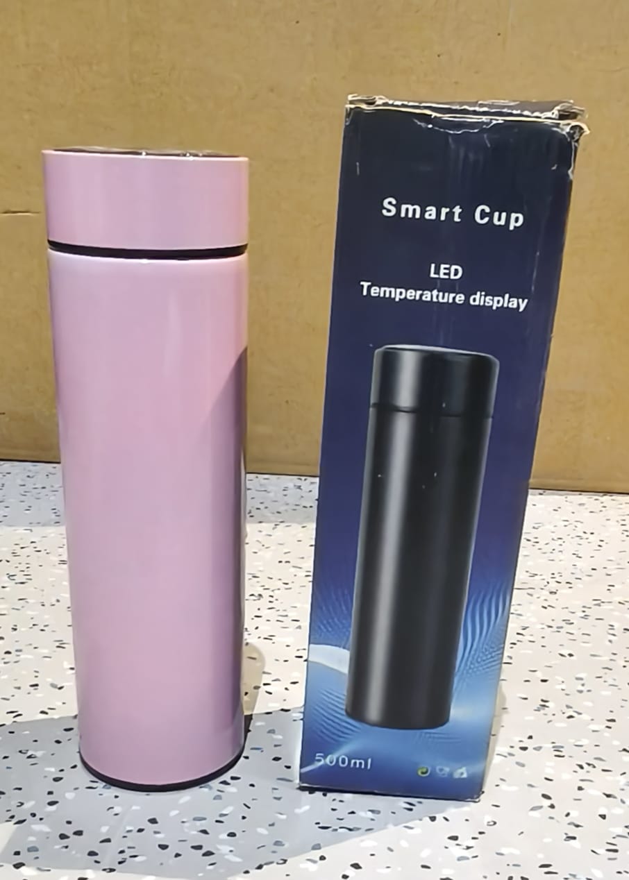 Pink Vacuum Insulated Water Bottle (1 Pc / 500ML) - Image 8