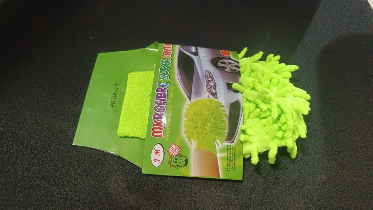 Microfiber Car Wash Glove Mitt For Car,Bike,Home & Surface - Image 8