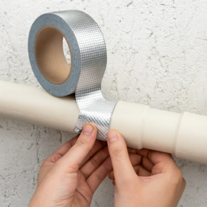 Self-Adhesive Heat-Resistant Aluminum Foil Tape – High-Temperature Insulation Duct Roll (0.9mm)