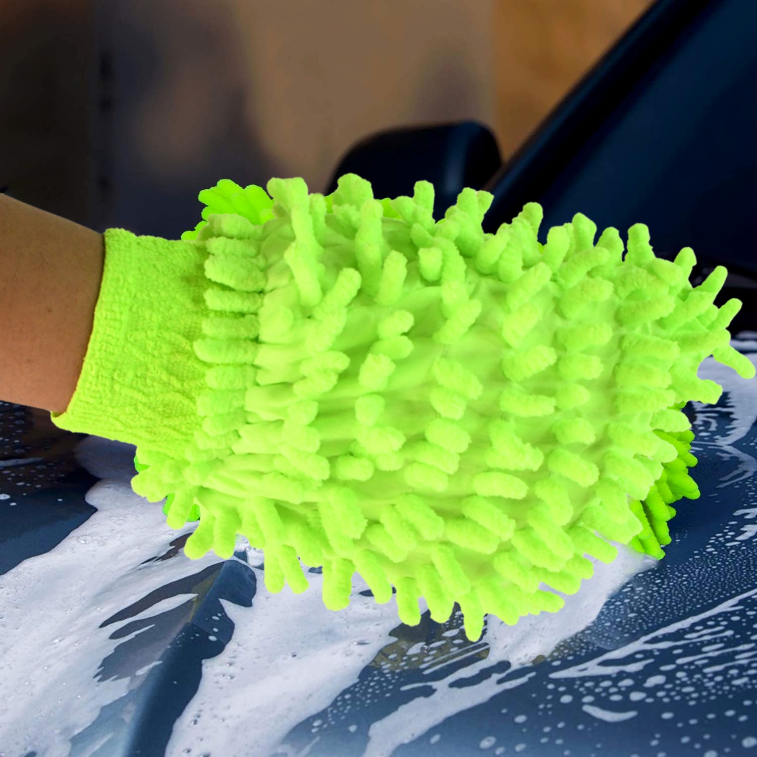 Microfiber Car Wash Glove Mitt For Car,Bike,Home & Surface - Image 7