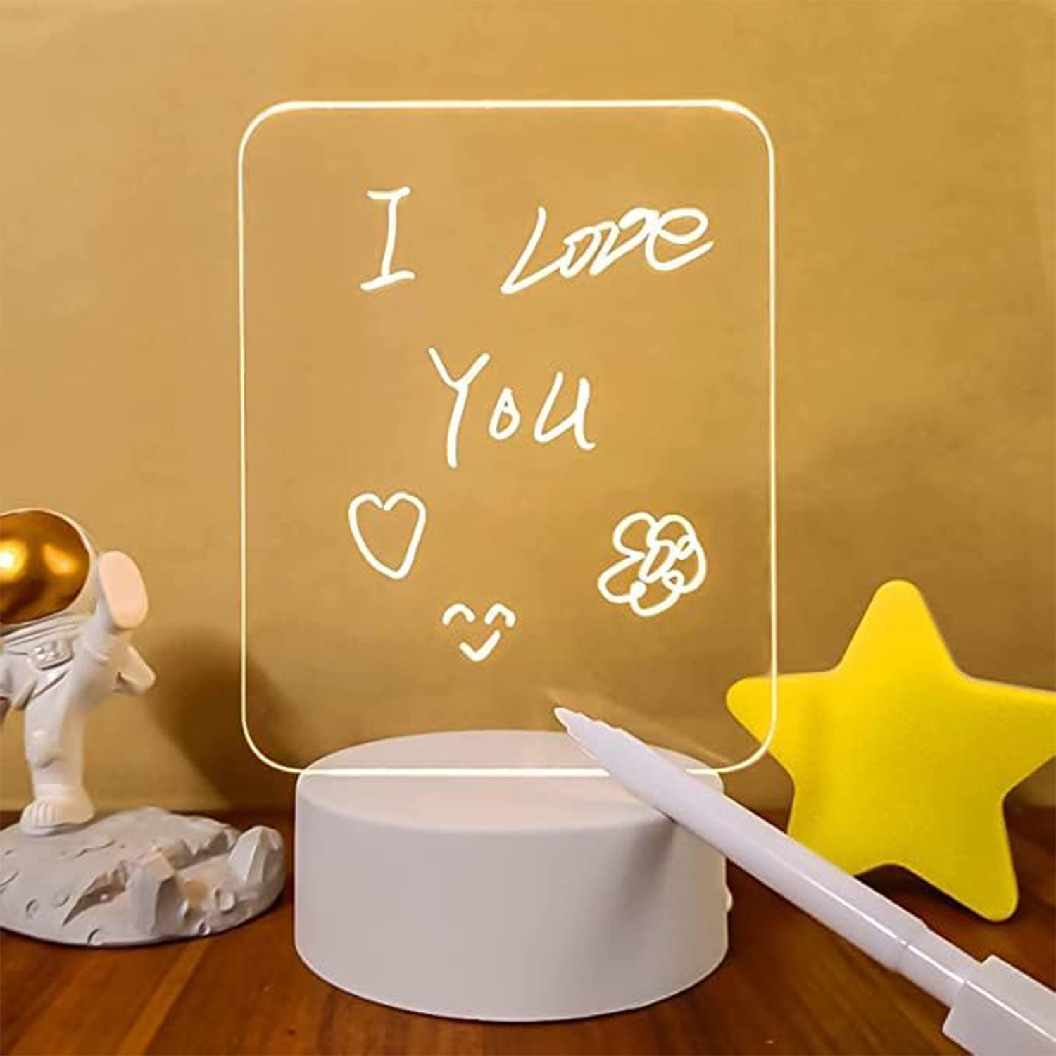 LED Acrylic Message Board Night Lamp - Image 4