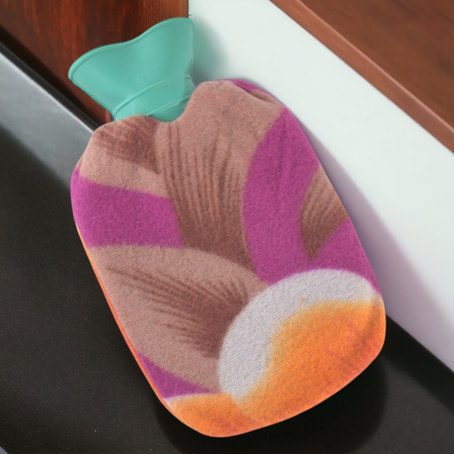 Hot Water Bottle Bag With Cover (1 Pc / Mix Design & Color / 250 ML Approx)